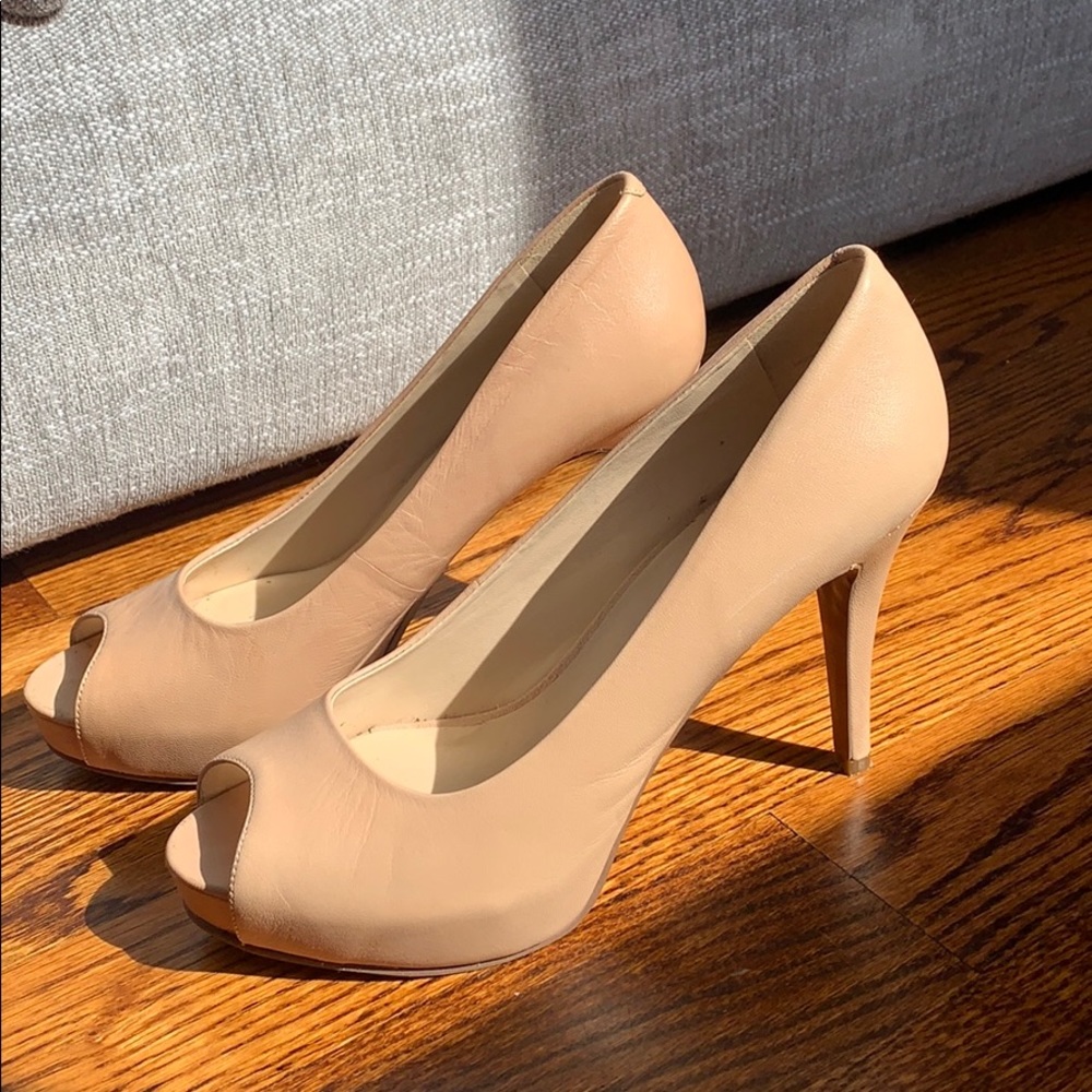 Nine West Camya soft leather high heel shoes